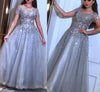 LG420 Handmade Bling Bling A-line Evening Gowns (6 Colors)