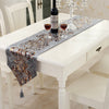 DIY365 Soft Flocking Table Runner with Tassel ( 6 Colors )