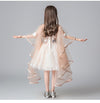 FG401 Champagne sequined First Communion dress