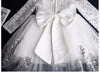 FG376 white Lace flower girl dresses