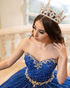 CG192 Sequined quinceanera dress with Shawl (6 Colors )