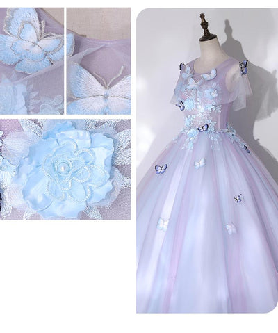 CG216 Butterfly Embroidery ball Gowns