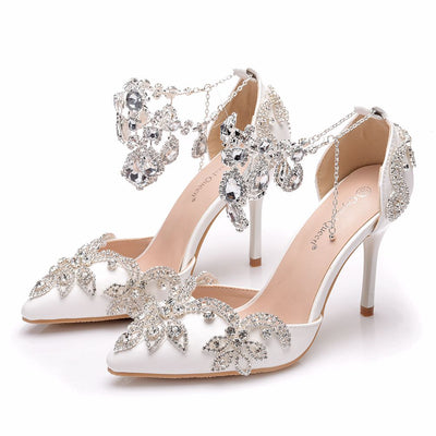 BS313 Diamonds Wedding heels