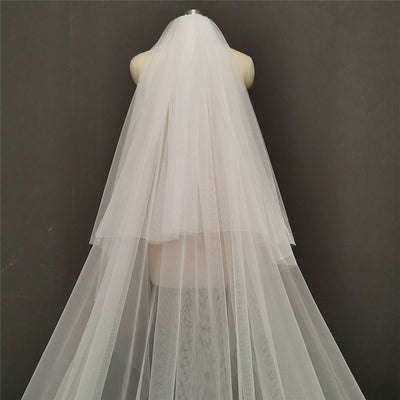 BV60 : Real Photo 2 layers Wedding Veil
