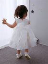 FG222 : 3pcs Sets :Baby Dress+Coat+Hairband(Pink/White/Red)