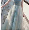 BH306 Light Blue Homecoming Dress