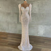 LG424 Haute couture Sparkle beaded Evening Gown