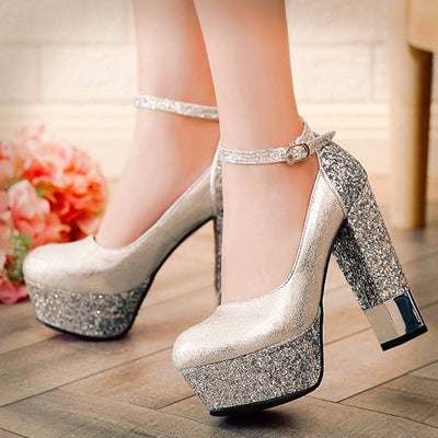 BS161 Classic Glitter Bridal Shoes ( 7 Colors )