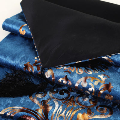 DIY365 Soft Flocking Table Runner with Tassel ( 6 Colors )