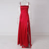 MX285 Spaghetti Strap 2 Splits dresses (3 Colors )