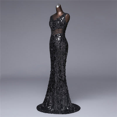 PP367 V-neck sequined Prom dresses ( 2 Colors )