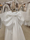 CW485 Real pictures Simple strapless Wedding Dress with bow