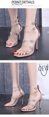 BS194 Butterfly knot design Bridal Heels ( 3 Colors )