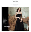BH275 Feather Strapless Shining  Occasion Gowns ( 2 Colors )