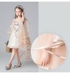 FG401 Champagne sequined First Communion dress