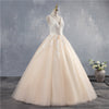 CW489 Real picture wedding Dress Deep V neck Open Back ( 4 Colors )