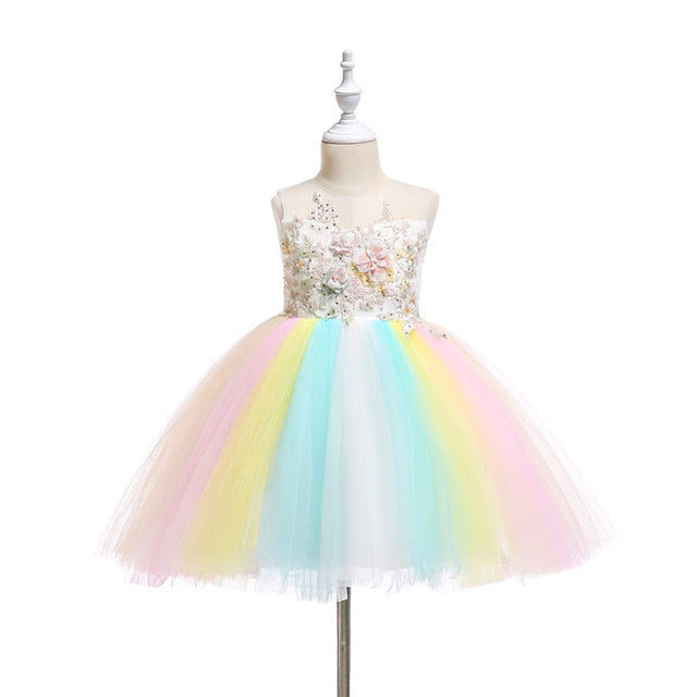 Rainbow Flower Girl Dresses