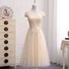 BH311 Boat neck Bridesmaid Dresses ( 4 Colors )