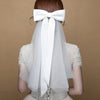 BV79 Bow knot two layers Bridal Veil