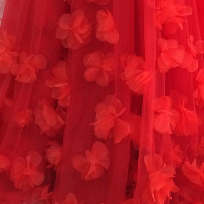 LG291 One Shoulder floral A line  Evening Gowns( Custom Colors)