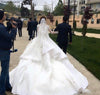 HW166 Dubai Long Sleeves beaded Wedding dresses