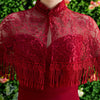 WJ32 Lace tassel Bridal shawls (11 Colors)