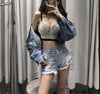 TJ104 Hand-made beading Crop Tops (11 styles )