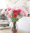 DIY156 Artificial Carnation Silk Flower (7 Colors)
