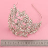 BJ38 Luxury crystal leaf Wedding Headband