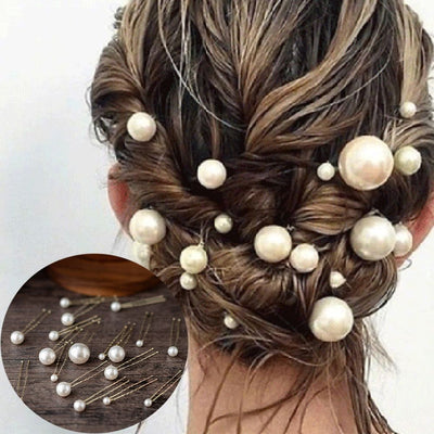 BJ168: 20Pcs/box Bridal Pearl Hairpins