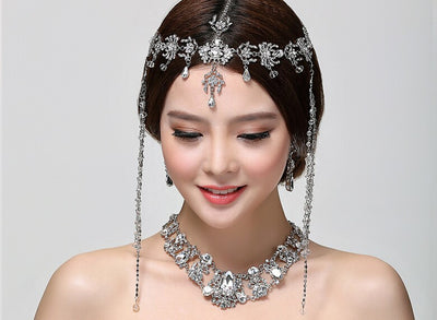 BJ40 Fashion Crystal tassel Bridal Hair ornament