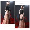 PP362 Half sleeves A-line Evening Dresses ( 3 Colors )