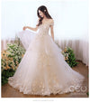 CW122 New Design Floral lace up wedding dress