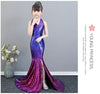 FG332 Sequin gradient color Girl Pageant Dress