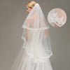 BV59 : 2 layers Bridal veil 150 cm
