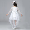 FG376 white Lace flower girl dresses