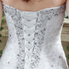 CW156 Elegant sweetheart appliques beaded wedding dress