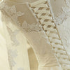 CW148 Long Sleeves A Line Wedding Gown with Chapel train