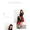 MM06 3/4 sleeve floral Print Mini me matching Dresses