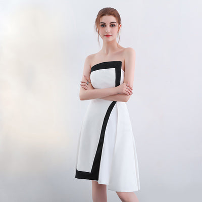 PP219 Simple strapless Cocktail Dresses