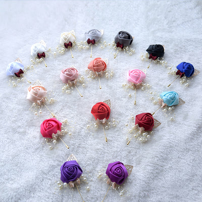 GM31 Flower Brooch Pins ( 16 Colors)