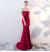 PP297 Big Bow Strapless mermaid Prom dresses(6 Colors)
