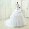 CW225 Real Photo strapless A Line Bridal Gowns