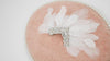 BJ29 Vintage White Peacock Feather Bridal Hair Accessories