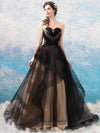 CG81 Vintage Black strapless Debutane dresses