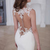 CW92 Plus size See Through Back mermaid  Wedding Gown