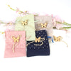 DIY357 : 6pcs/lot Gift bags with Bow (5 Colors )