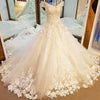 HW56 Luxury sweetheart beaded rhinestone wedding dresses
