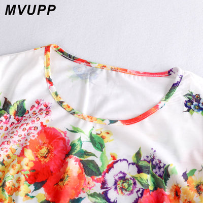 mother daughter dresses 2018 family, mother & kids  look Half Sleeve A-Line Knee-length dresses