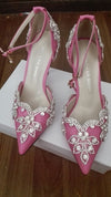 BS32 Luxury diamond tassel wedding shoes (4 Colors)